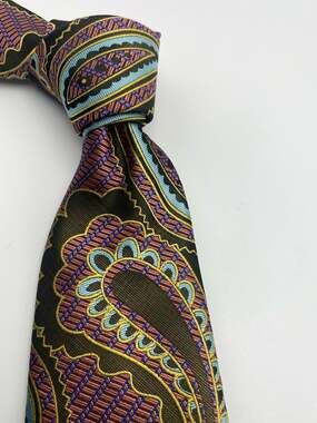 Imani Uomo Bow Knot Tie with Paisley Pattern